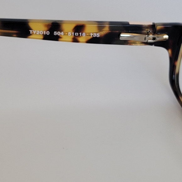 Tory Burch Prescription Glasses Frames Tortoise Pattern Brown and Gold Logo EUC - Picture 13 of 13